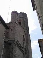 Carcassonne - Eglise Saint Vincent - Clocher (1)